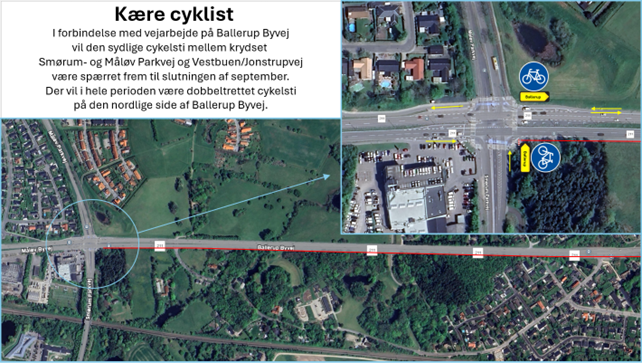 Trafikale ændringer for cyklister