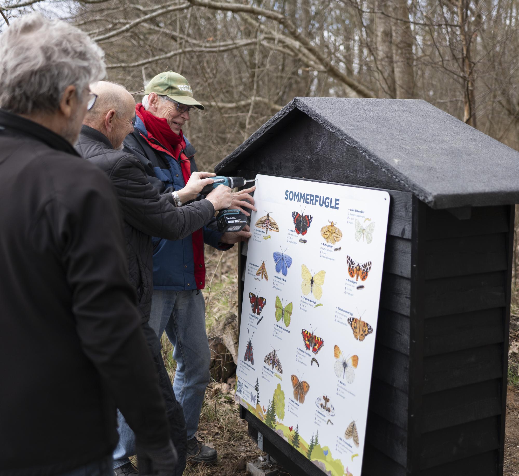 Insekthotel marbæksstien ballerup kommune det grønne værksted sommerfugleprojektet