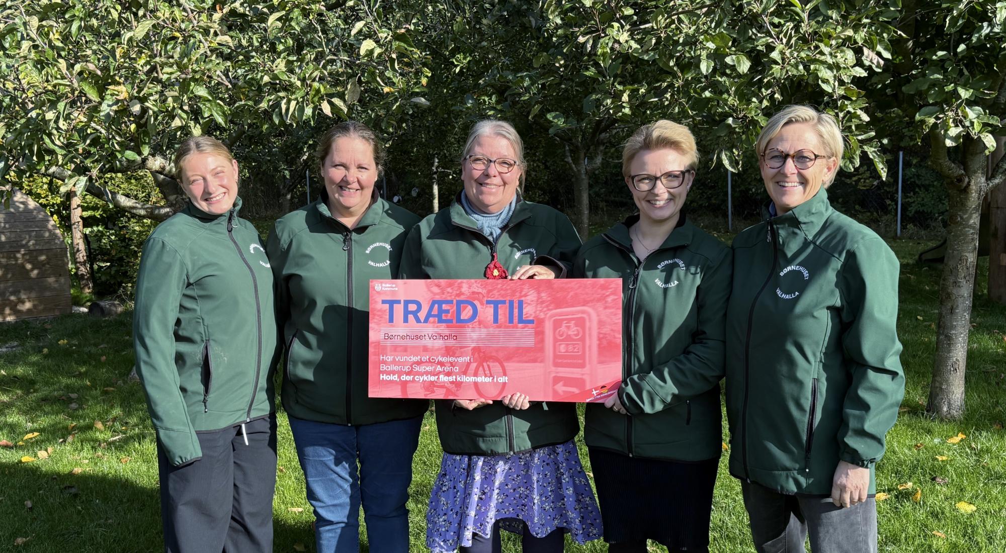 Børnehuset Valhalla vandt med deres 7.117 kilometer i kategorien flest kilometer for arbejdspladser.