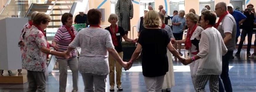 Folkedansere fra Brandenburg an der Havel på besøg i Ballerup