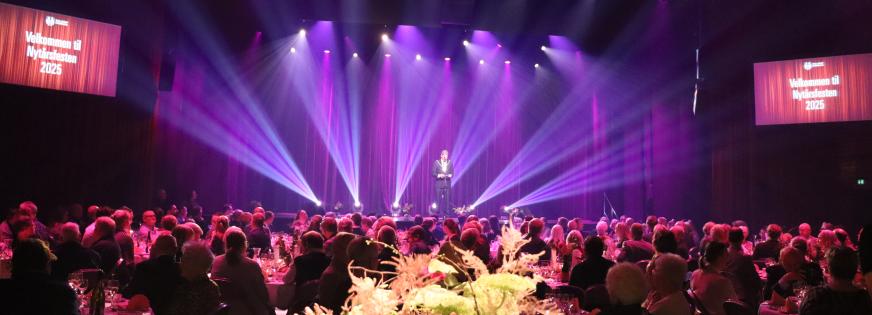 Fra prisuddelingen 2025 med borgmesteren på scenen