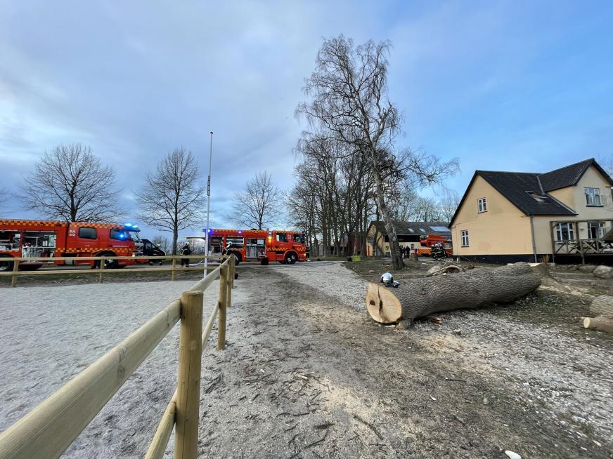 Brand på Byggelegepladsen Rosendal