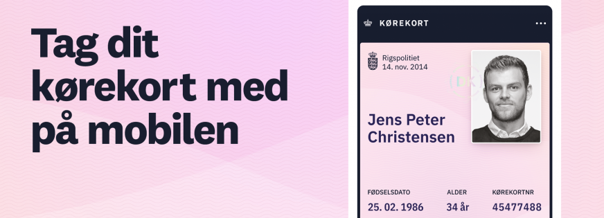 Tag kørekortet med på mobilen