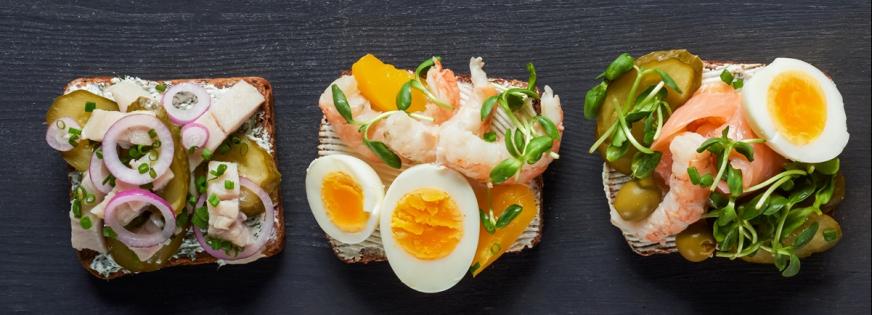 Smørrebrød der er nemt at synke