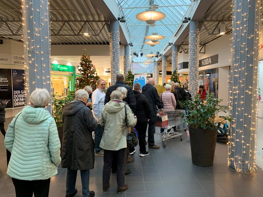 Over 100 besøgende trak vejret dybt