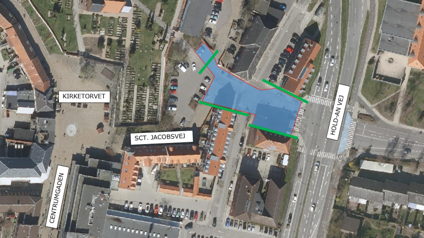 Sct. Jacobsvej spærret for køretøjer