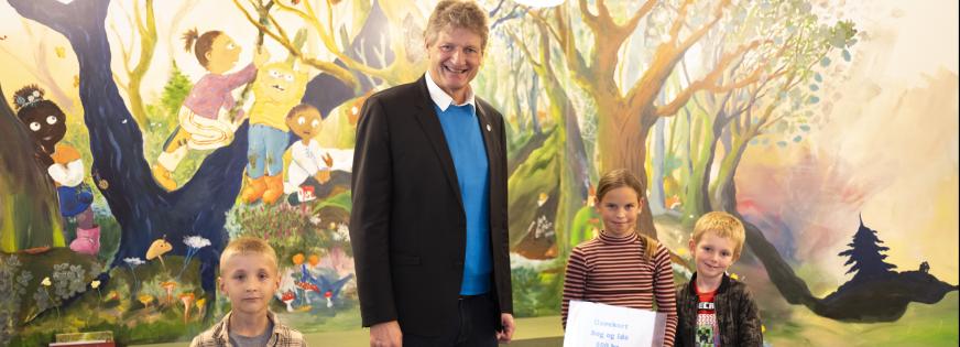 vindere på biblioteket